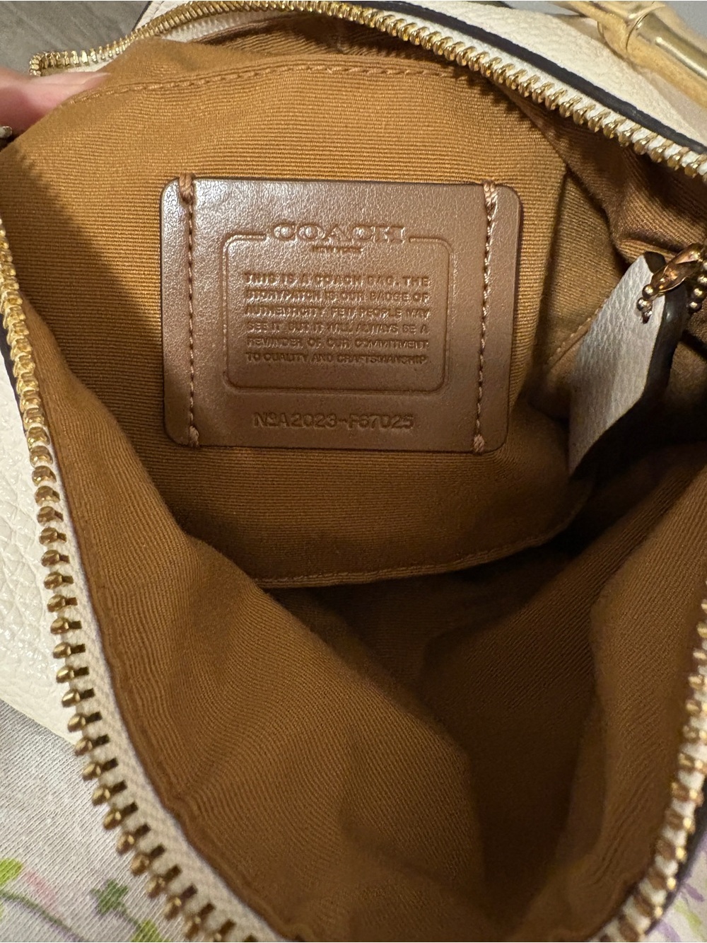 Coach Chalk Mini Abby Duffle Crossbody Bag - Picture 12 of 12